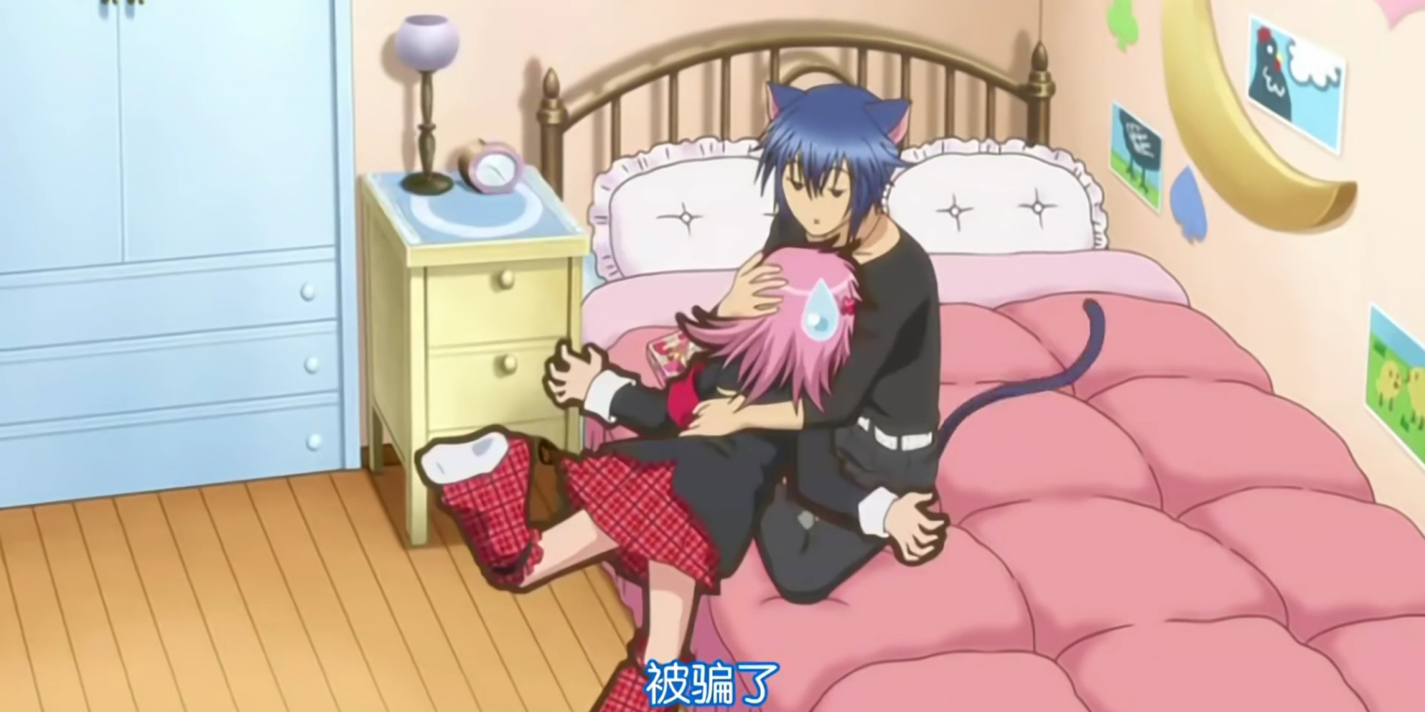 《守护甜心》里,亚梦和几斗从青涩到婚礼(误),真的太甜了,狗粮好吃